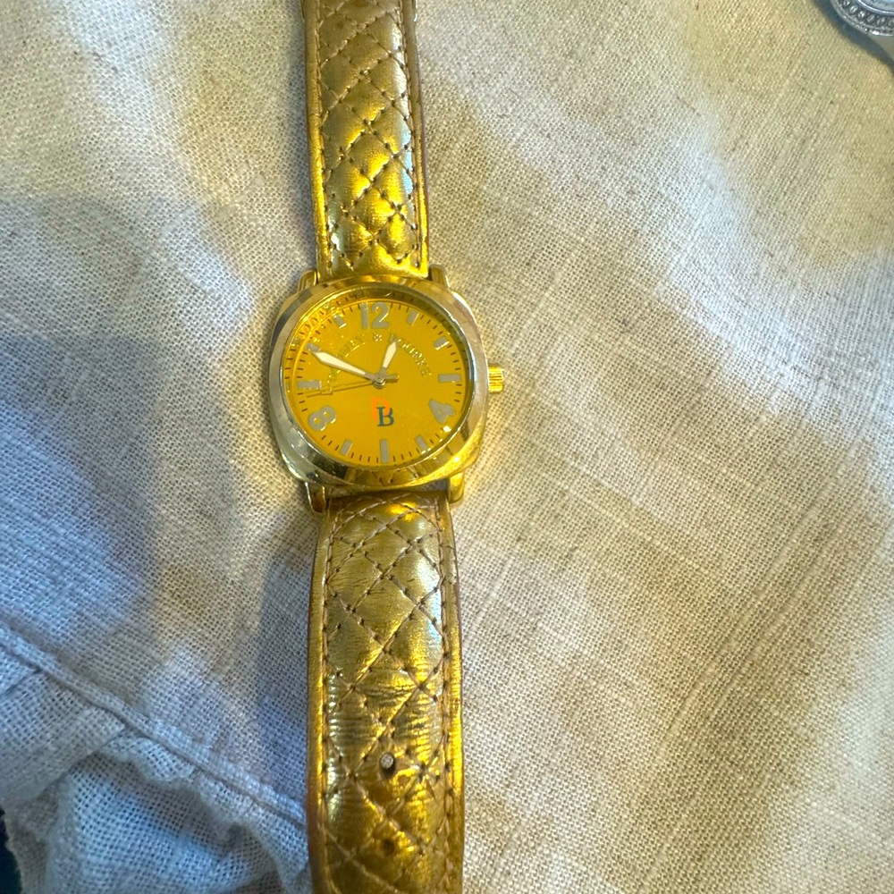 Dooney & Bourke gold watch